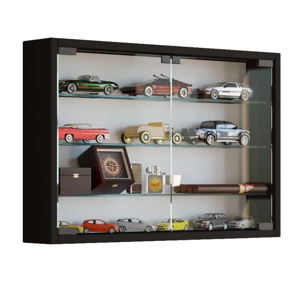 Produktbild: H&auml;ngevitrine Wandvitrine Sammel Deko Mandosa M