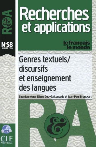 Produktbild: Genres Textuels;discursifs et Enseignement des Langues Recherches et
