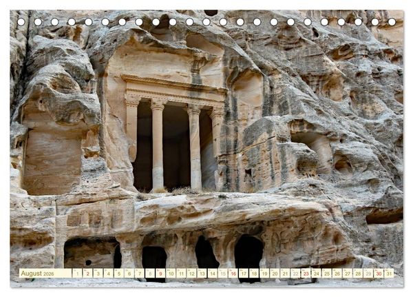 Produktbild: Urlaub in JORDANIEN (Tischkalender 2026 DIN A5 quer), CALVENDO Monatskalender
