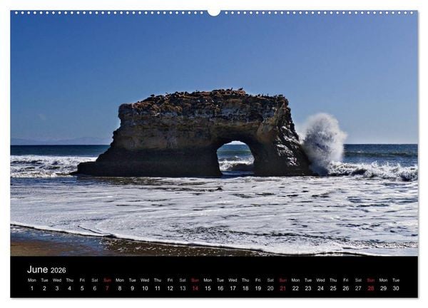 Produktbild: California Coasline (High Quality Premium Wall Calendar 2026 DIN A2 landscape),CALVENDO 12 Month Wall Calendar