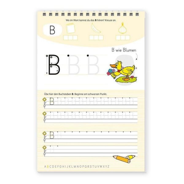 Produktbild: TR&Ouml;TSCH - Die Maus Mein Spurrillenblock Gro&szlig;buchstaben &Uuml;bungsbuch