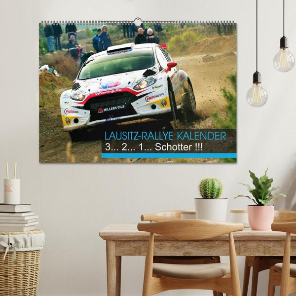 Produktbild: Lausitz-Rallye Kalender (Wandkalender 2026 DIN A2 quer), CALVENDO Monatskalender