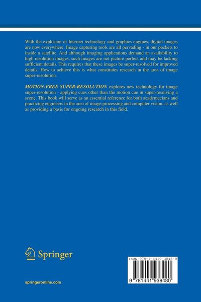Produktbild: Motion-Free Super-Resolution