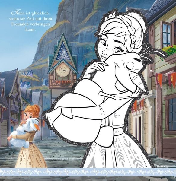 Produktbild: Disney Die Eisk&ouml;nigin 2: Mein Glitzer-Malblock
