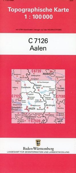 Produktbild: Aalen 1 : 100 000