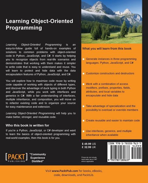 Produktbild: Learning Object-Oriented Programming