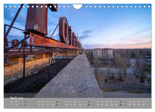 Produktbild: Tschernobyl - In der Sperrzone (Wandkalender 2026 DIN A4 quer), CALVENDO Monatskalender