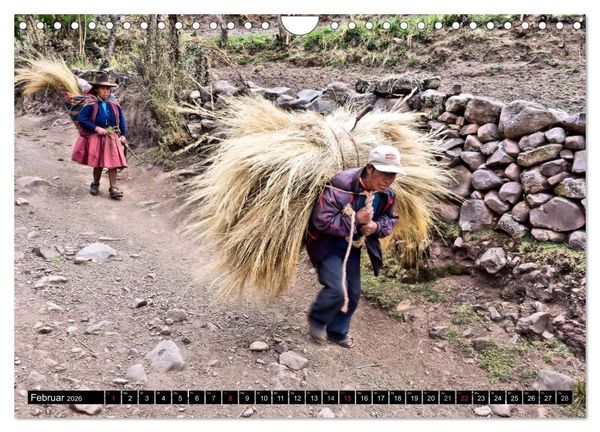 Produktbild: Peru - Bolivien. Eine s&uuml;damerikanische Zwei-L&auml;nder-Reise (Wandkalender 2026 DIN A4 quer), CALVENDO Monatskalender