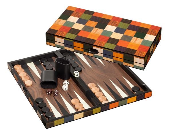 Produktbild: Backgammon Fourni, medium. Magnetverschluss