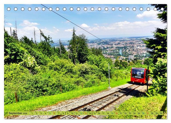 Produktbild: Amazing Berne - Switzerland (Desk Calendar 2026 DIN A5 landscape), CALVENDO 12 Month DeskCalendar