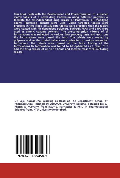 Produktbild: Pinaverium sustained release matrix tablets for colonic drug delivery