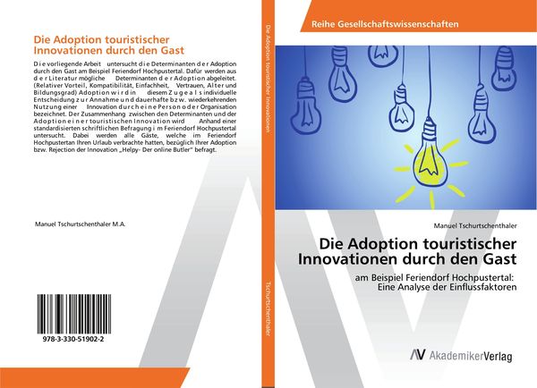 Produktbild: Die Adoption touristischer Innovationen durch den Gast