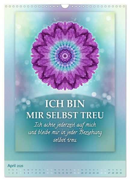 Produktbild: ICH BIN Licht und Liebe - Kalender (Wandkalender 2026 DIN A3 hoch), CALVENDO Monatskalender