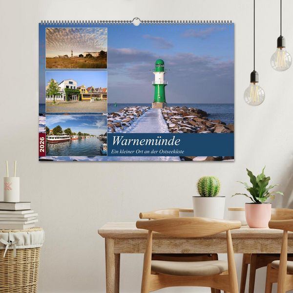 Produktbild: Urlaub in Warnem&uuml;nde (Wandkalender 2026 DIN A2 quer), CALVENDO Monatskalender