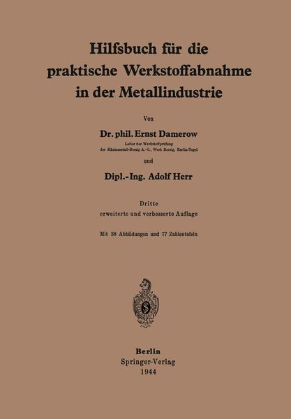 Produktbild: Hilfsbuch f&uuml;r die praktische Werkstoffabnahme in der Metallindustrie
