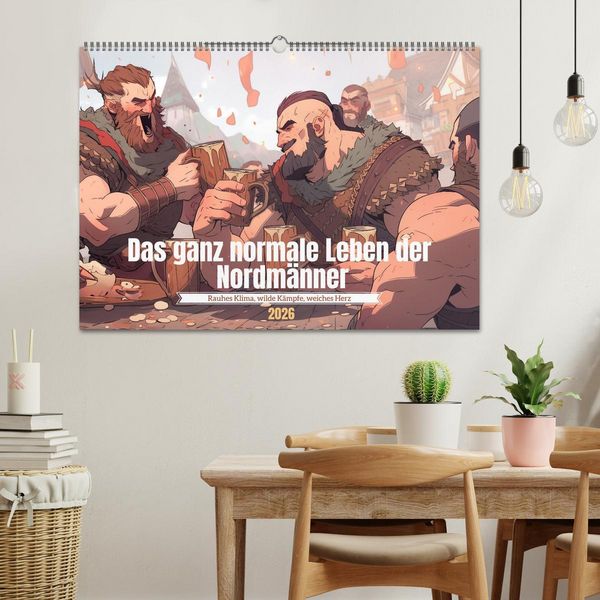 Produktbild: Das ganz normale Leben der Nordm&auml;nner (Wandkalender 2026 DIN A2 quer), CALVENDO Monatskalender