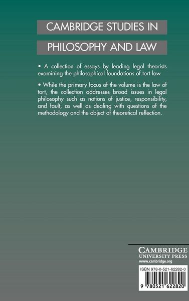 Produktbild: Philosophy and the Law of Torts