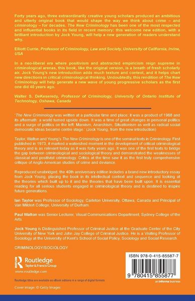 Produktbild: The New Criminology