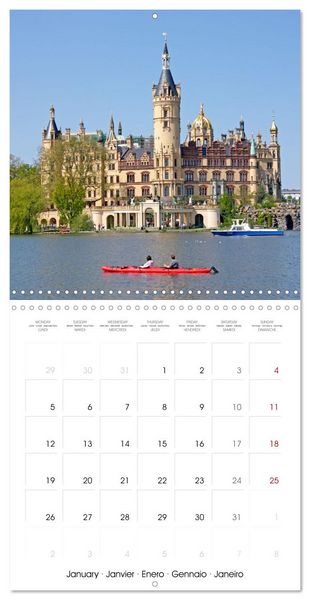 Produktbild: Romantic Castles and Palaces in Germany (Wall Calendar 2026 12 &times; 12 Inch) CALVENDO 12 Month Wall Calendar