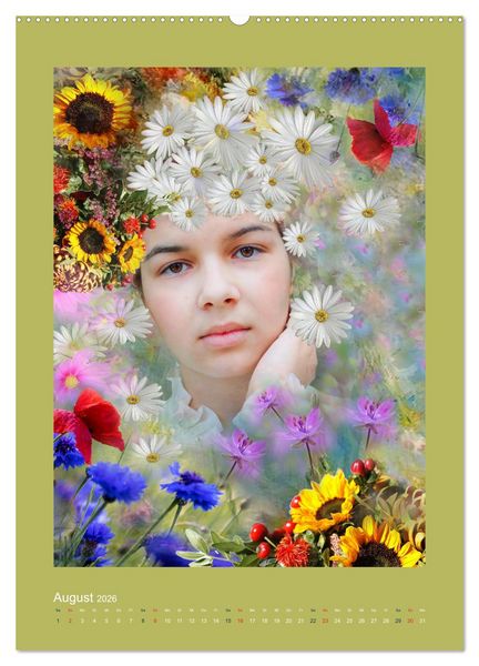 Produktbild: Blumen Melodie (Wandkalender 2026 DIN A2 hoch), CALVENDO Monatskalender