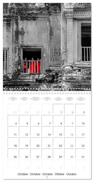 Produktbild: Red spots around the world (Wall Calendar 2027 12 &times; 12 Inch) CALVENDO 12 Month Wall Calendar