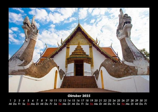 Produktbild: Tempel unserer Erde 2025 Fotokalender DIN A3