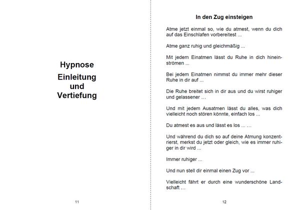 Produktbild: Hypnosetexte zum Vorlesen und selber Zusammenstellen