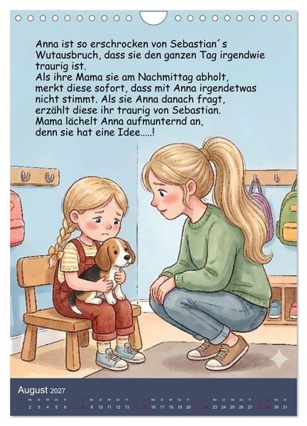 Produktbild: Sebastian - der nicht teilen wollte (Wandkalender 2027 DIN A4 hoch), CALVENDO Monatskalender