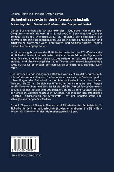 Produktbild: Sicherheitsaspekte in der Informationstechnik