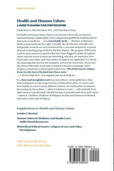 Produktbild: Health and Human Values