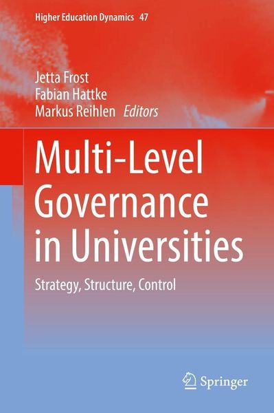 Produktbild: Multi-Level Governance in Universities