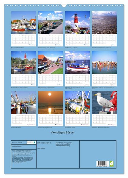 Produktbild: Vielseitiges B&uuml;sum (Wandkalender 2026 DIN A2 hoch), CALVENDO Monatskalender