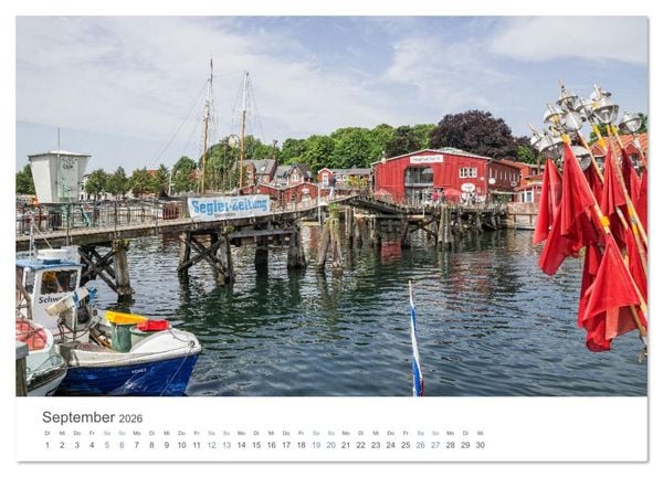 Produktbild: Fischereih&auml;fen an der Ostseek&uuml;ste (Wandkalender 2026 DIN A2 quer), CALVENDO Monatskalender