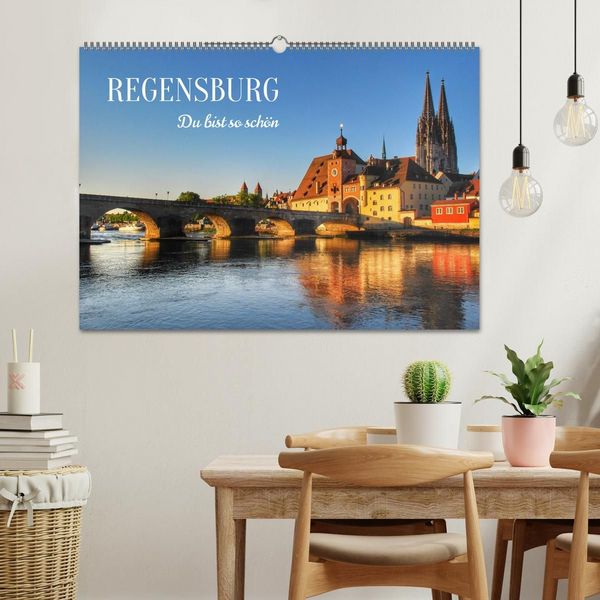 Produktbild: Regensburg. Du bist so sch&ouml;n (Wandkalender 2027 DIN A2 quer), CALVENDO Monatskalender