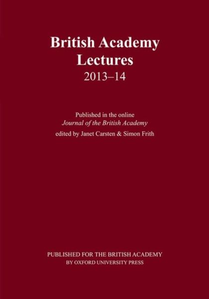 Produktbild: British Academy Lectures 2013-14