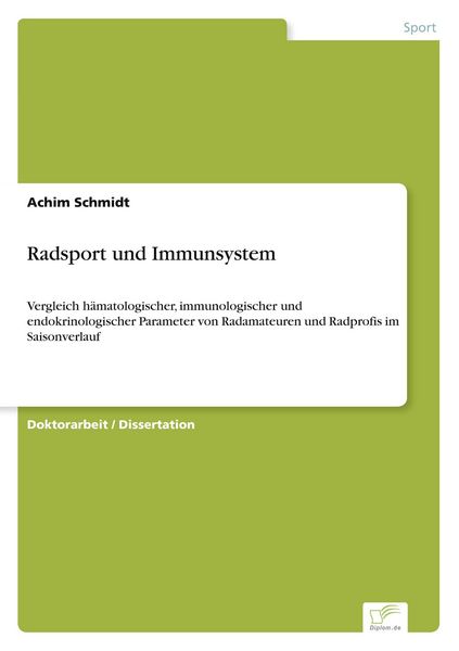 Produktbild: Radsport und Immunsystem