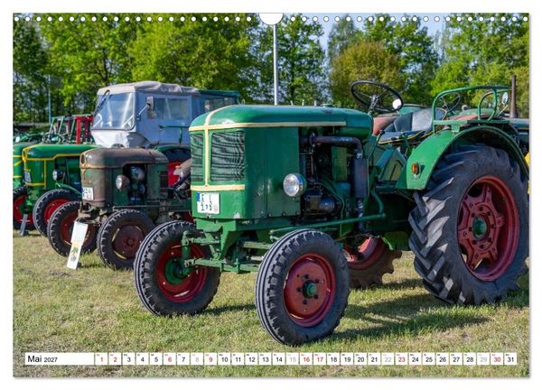 Produktbild: Alte Deutz Traktoren mit Charakter (Wandkalender 2027 DIN A3 quer), CALVENDO Monatskalender