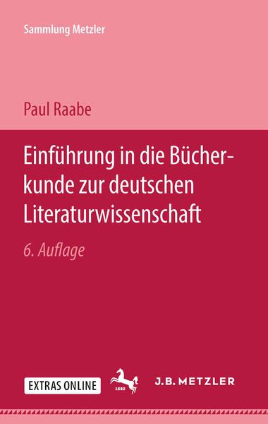 Produktbild: Einf&uuml;hrung in die B&uuml;cherkunde zur deutschen Literaturwissenschaft