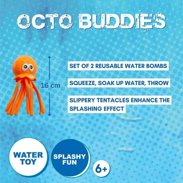 Produktbild: Schildkr&ouml;t 970261 - Octo Buddies, 2er Set, Wasserbomben-Spa&szlig;, Wasserspielzeug