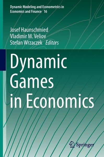 Produktbild: Dynamic Games in Economics