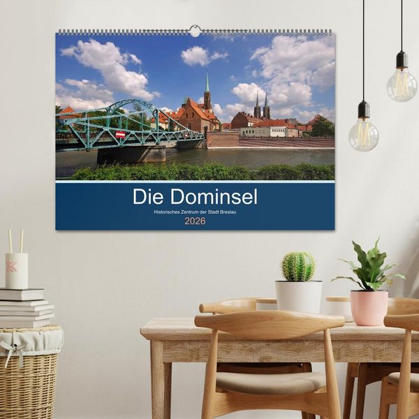 Produktbild: Die Dominsel - Historisches Zentrum der Stadt Breslau (Wandkalender 2026 DIN A2 quer), CALVENDO Monatskalender