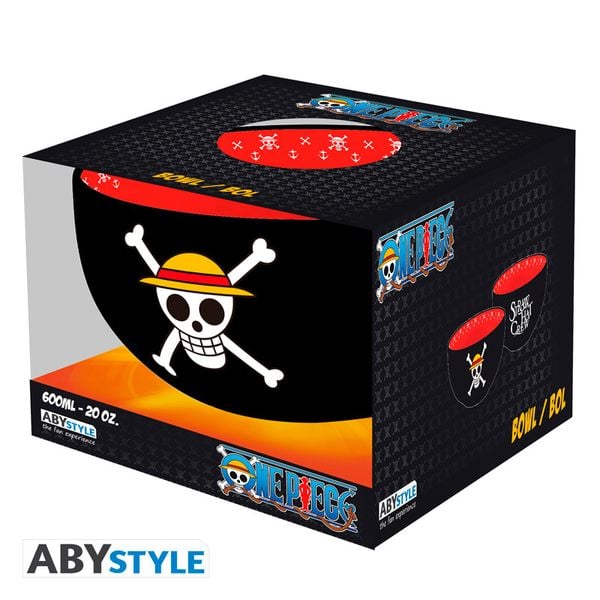 Produktbild: ONE PIECE - Bowl - 600ml - "Skulls" cardboard box