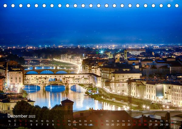 Produktbild: Florenz city view (Tischkalender 2022 DIN A5 quer)