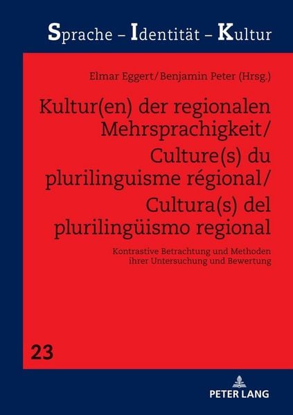 Produktbild: Kultur(en) der regionalen Mehrsprachigkeit / Culture(s) du plurilinguisme r&eacute;gional / Cultura(s) del pluriling&uuml;ismo regional