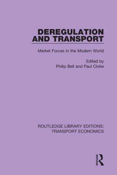 Produktbild: Deregulation and Transport
