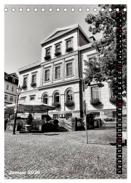 Produktbild: Ein Blick auf Bad Wildungen (Tischkalender 2026 DIN A5 hoch), CALVENDO Monatskalender