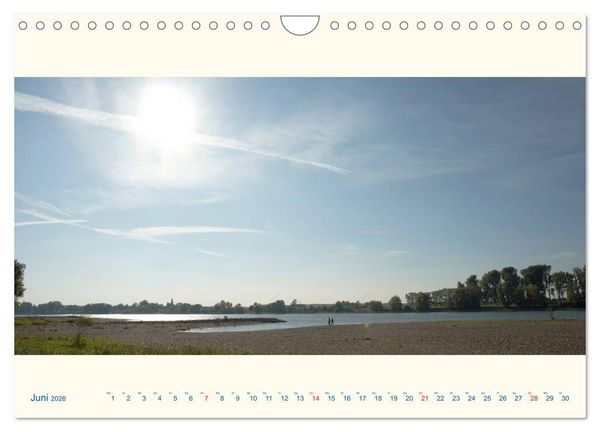 Produktbild: Am Rhein - Urdenbacher K&auml;mpe (Wandkalender 2026 DIN A4 quer), CALVENDO Monatskalender