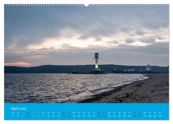 Produktbild: An der Kieler F&ouml;rde (hochwertiger Premium Wandkalender 2026 DIN A2 quer), Kunstdruck in Hochglanz