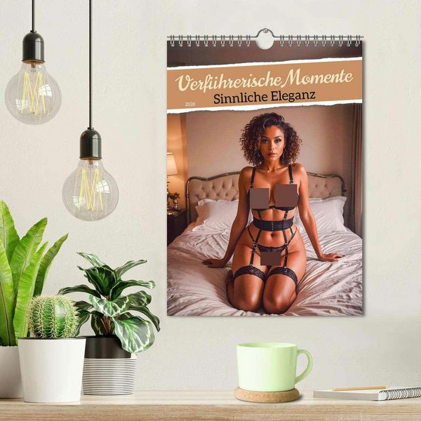 Produktbild: Verf&uuml;hrerische Momente - Sinnliche Eleganz (Wandkalender 2026 DIN A4 hoch), CALVENDO Monatskalender