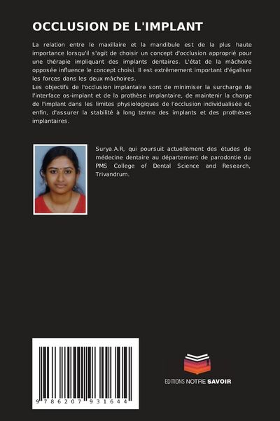 Produktbild: Occlusion De L'implant